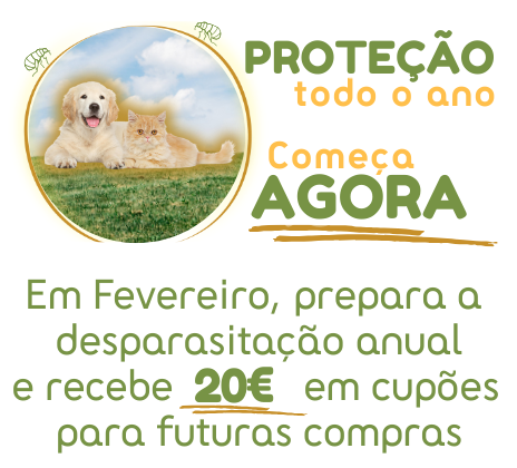 Aproveita a MEGA campanha de desparasitantes da NewPet
