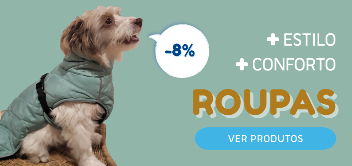 Roupas -8%