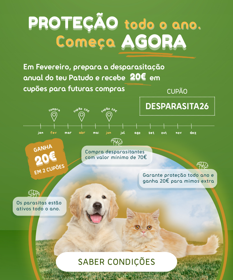 Campanha - "Desparasita cão e gato todo ano" Desparasitação com a NewPet 