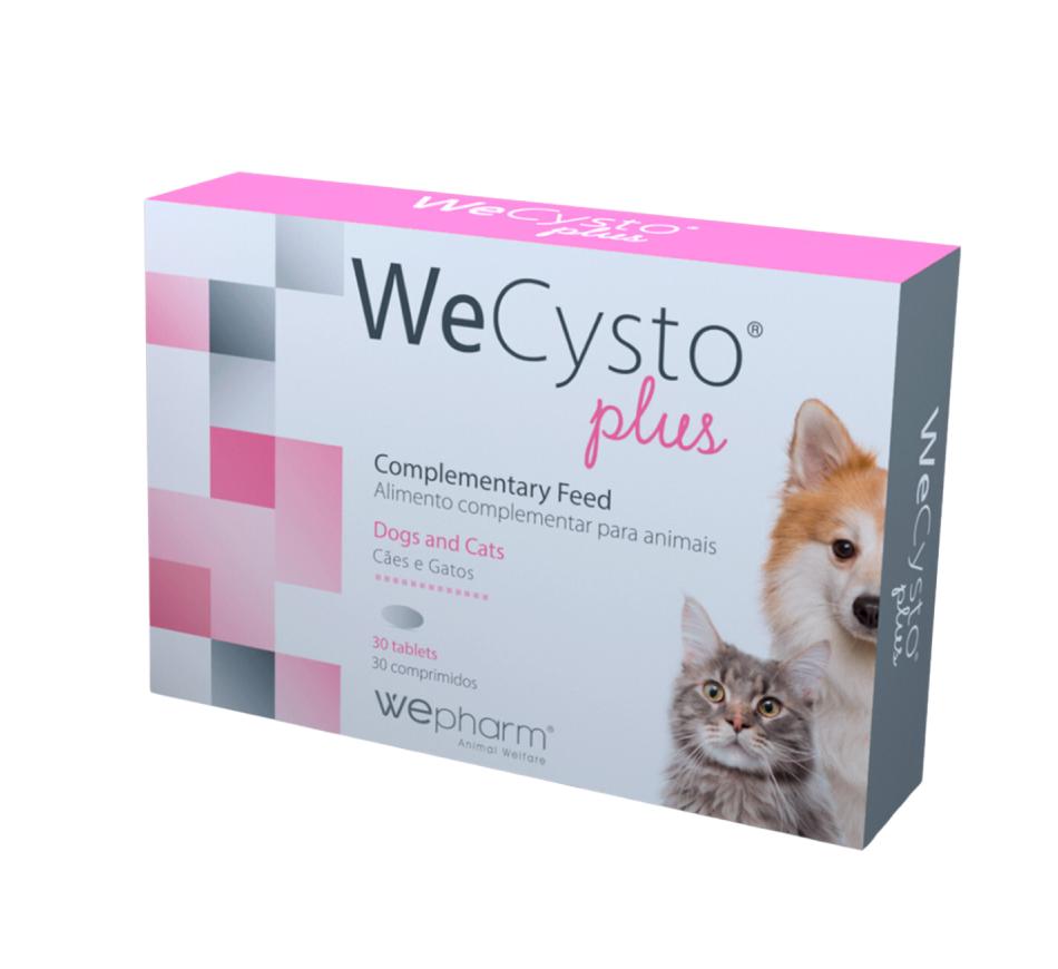 WeCysto Plus Comprimidos - Ação global Cistite Canina e Felina 