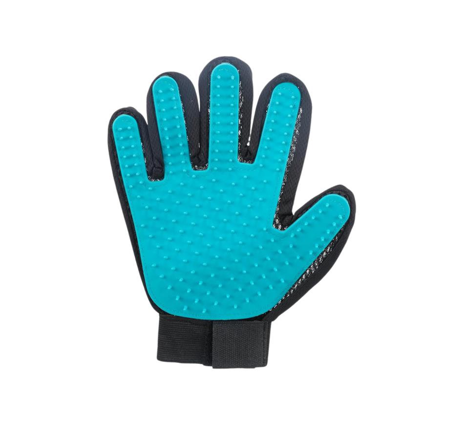 Luva para cuidado do pelo(com dedos) para cães e gatos Trixie