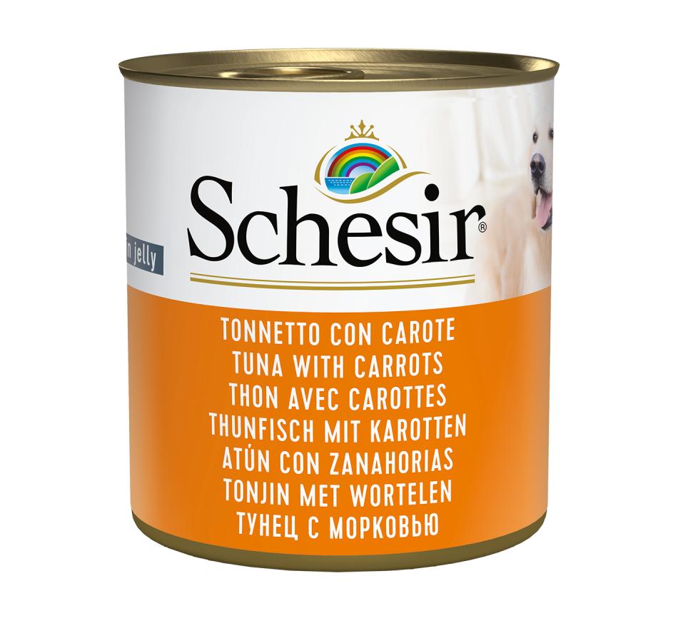 Schesir Cão Atum e Cenouras em Gelatina 