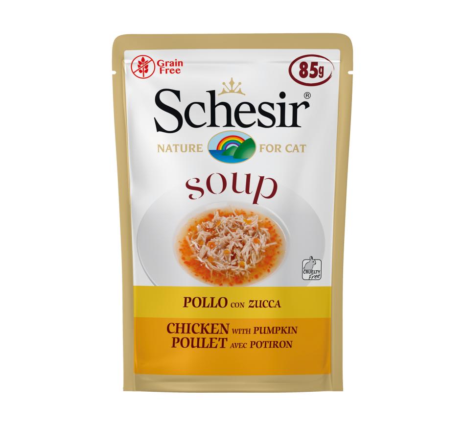 Schesir Gato Frango e Abóbora - Sopa 