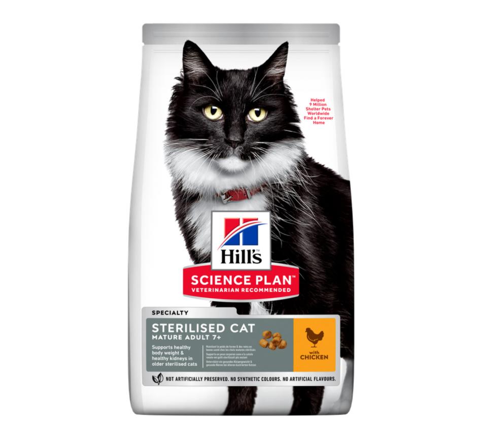 Hill's Science Plan Gato Adulto Maturo 7+ Esterilizado com Frango