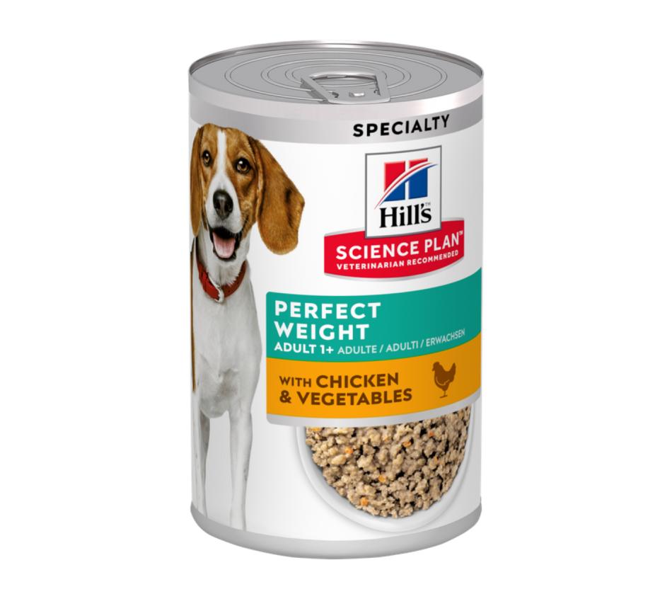 Hill's Science Plan Cão Adulto Perfect Weight Frango e Legumes em patê 