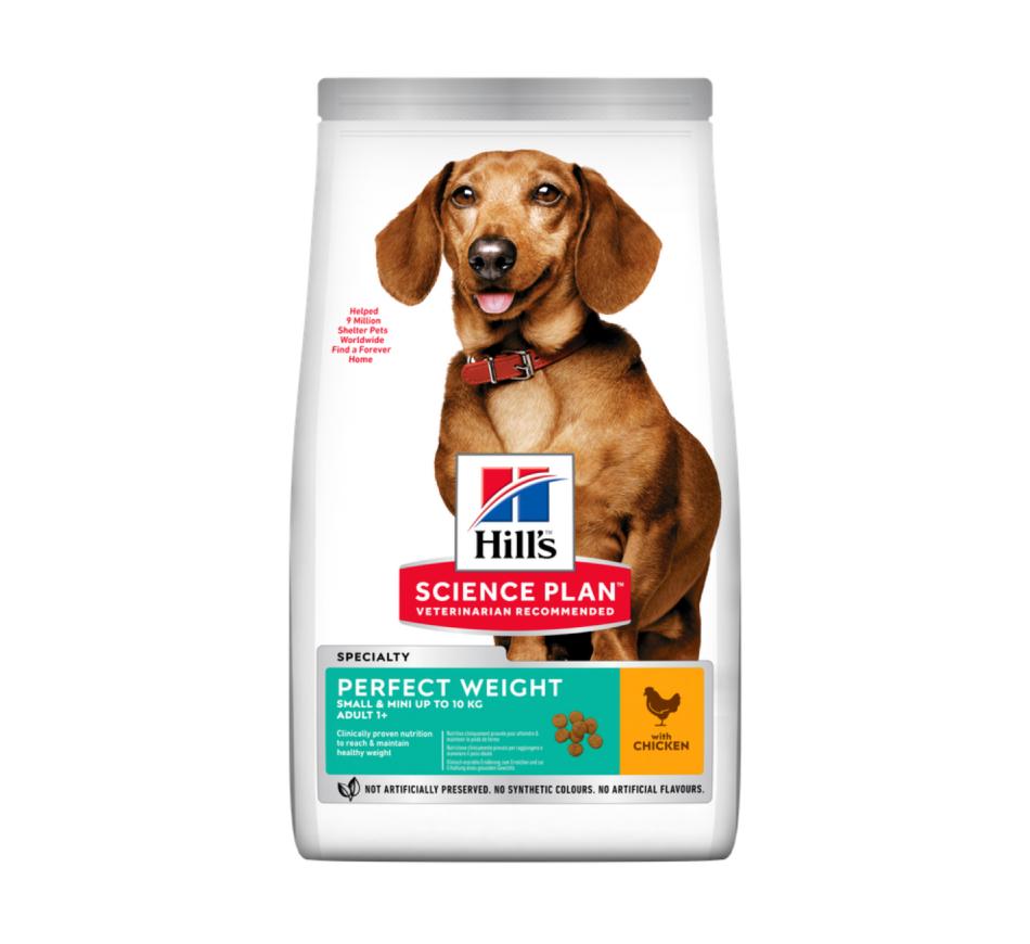 Hill's Science Plan Cão Adulto Perfect Weight Small & Mini Com Frango 