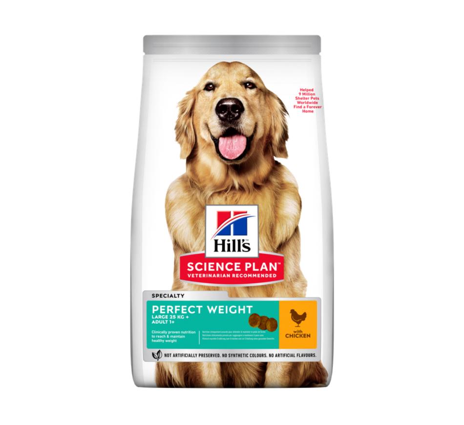 Hill's Science Plan Cão Adulto Perfect Weight Raça Grande Com Frango 