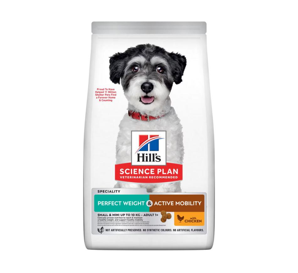 Hill's Science Plan Adulto Small/Mini Perfect Weight & Active Mobility Frango