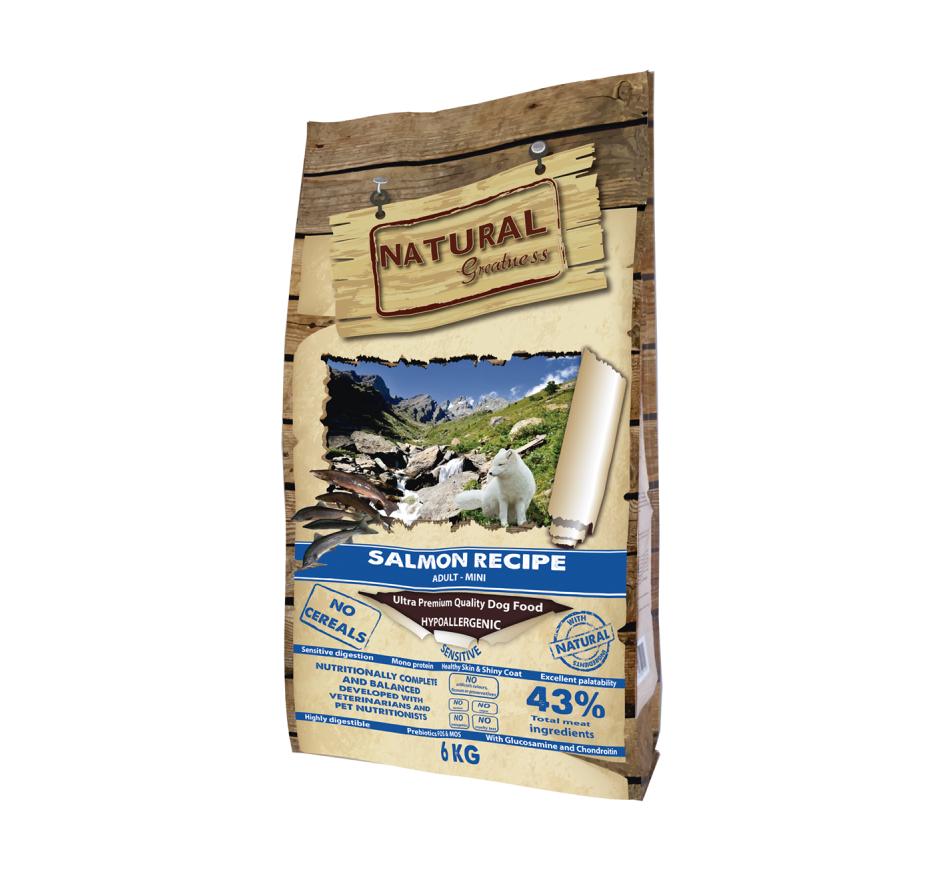 Natural Greatness Cão Mini Sensitive - Salmão