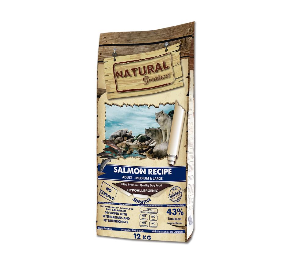 Natural Greatness Cão Sensitive - Salmão