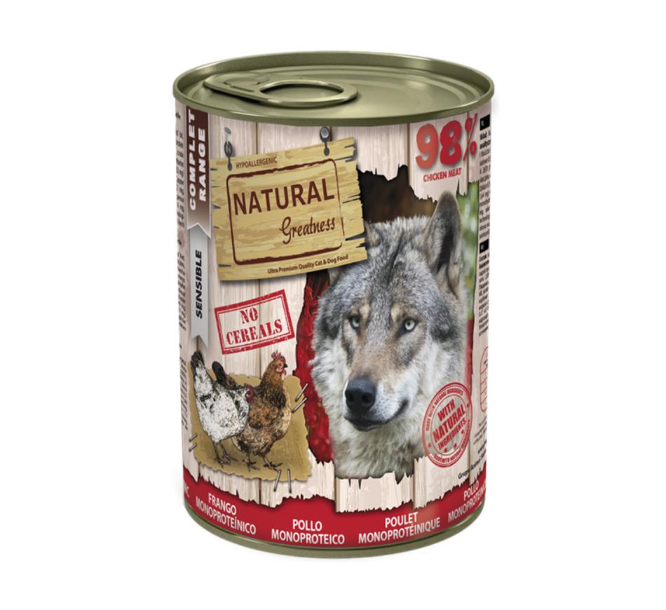 Natural Greatness Cão Sensible Monoprotein - Frango