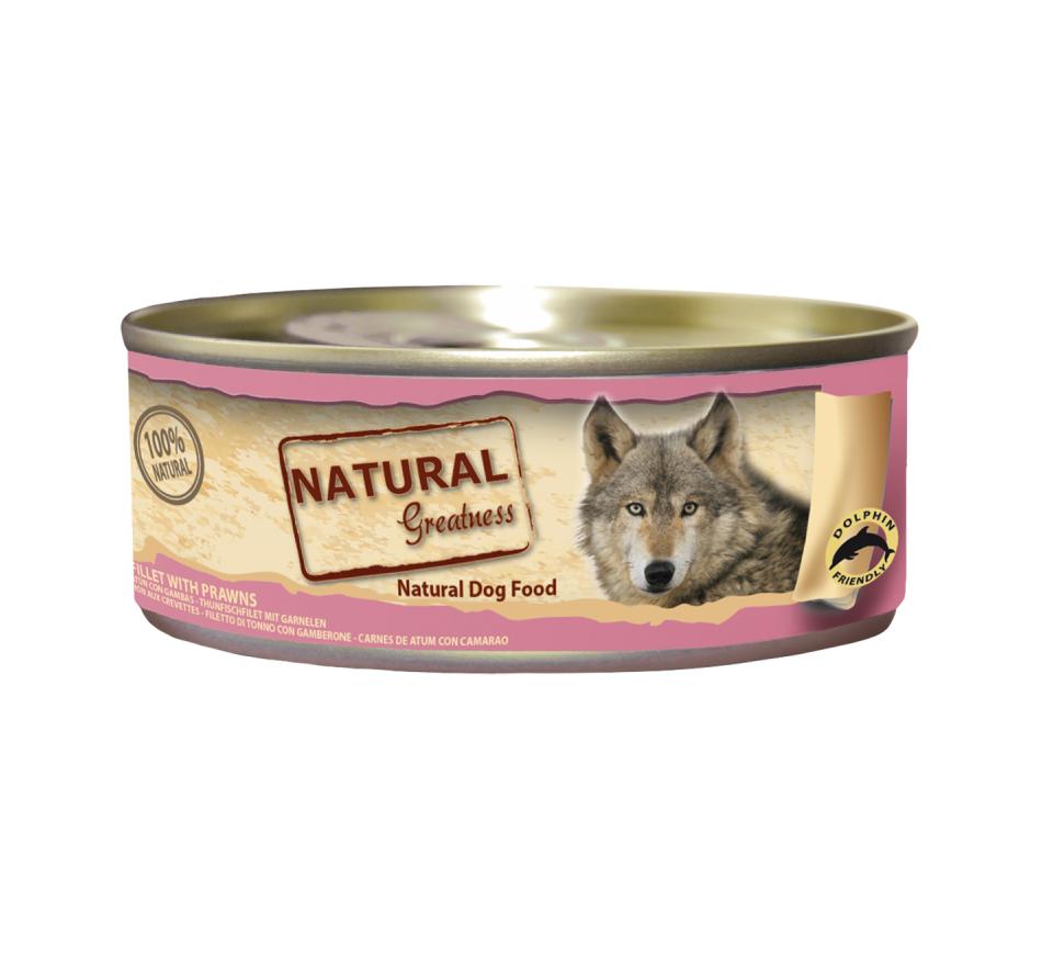 Natural Greatness Cão Filé Atum e Camarão