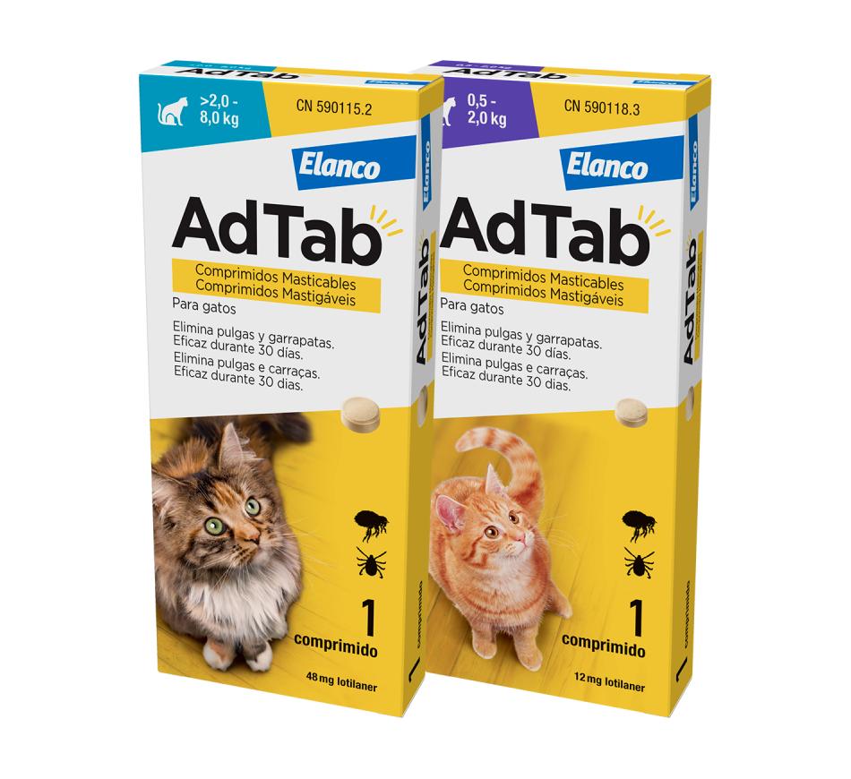 AdTAb Comprimido Mastigável para Gatos - Elanco 