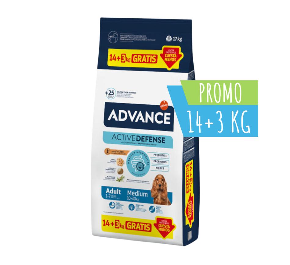 Advance Adult Medium Chicken & Rice 14+3 kg 
