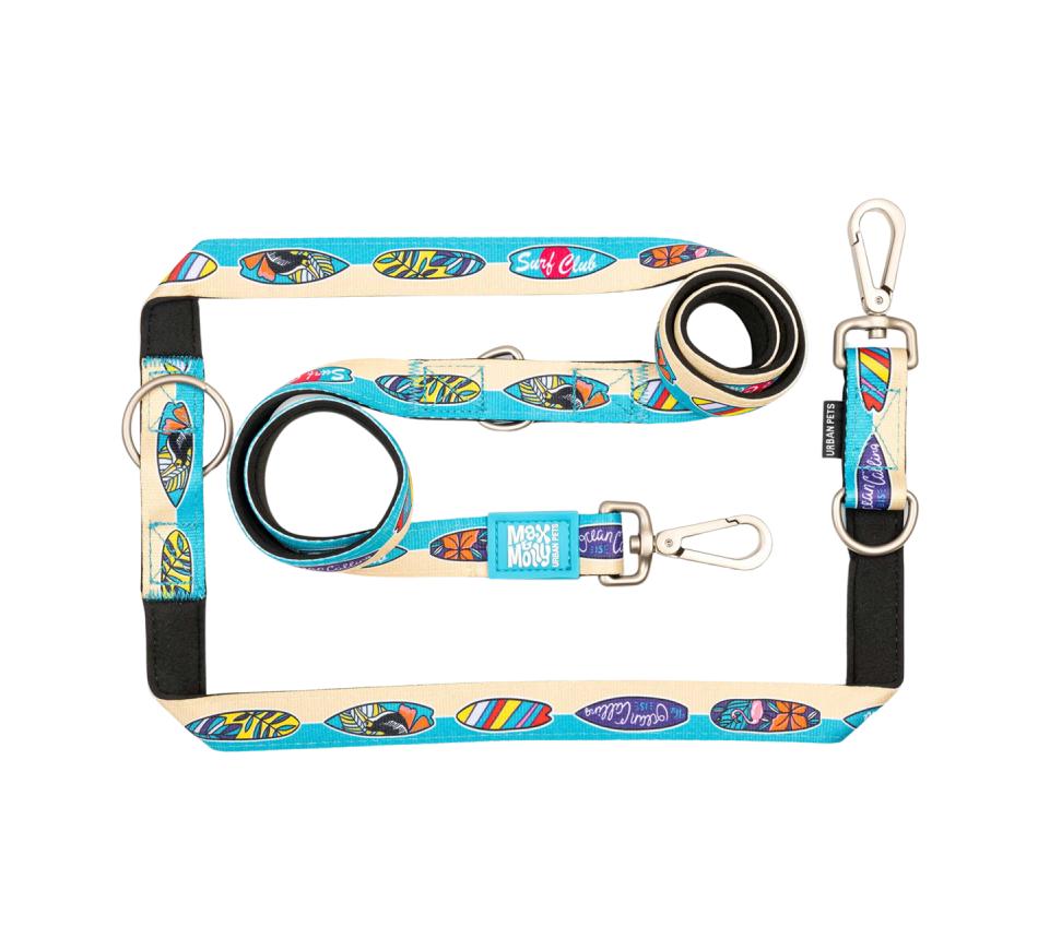 Trela Multifunções Cão Aloha - Max & Molly