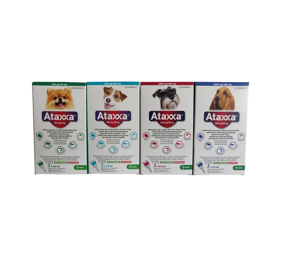 Ataxxa Spot-On Cão 3 Pipetas