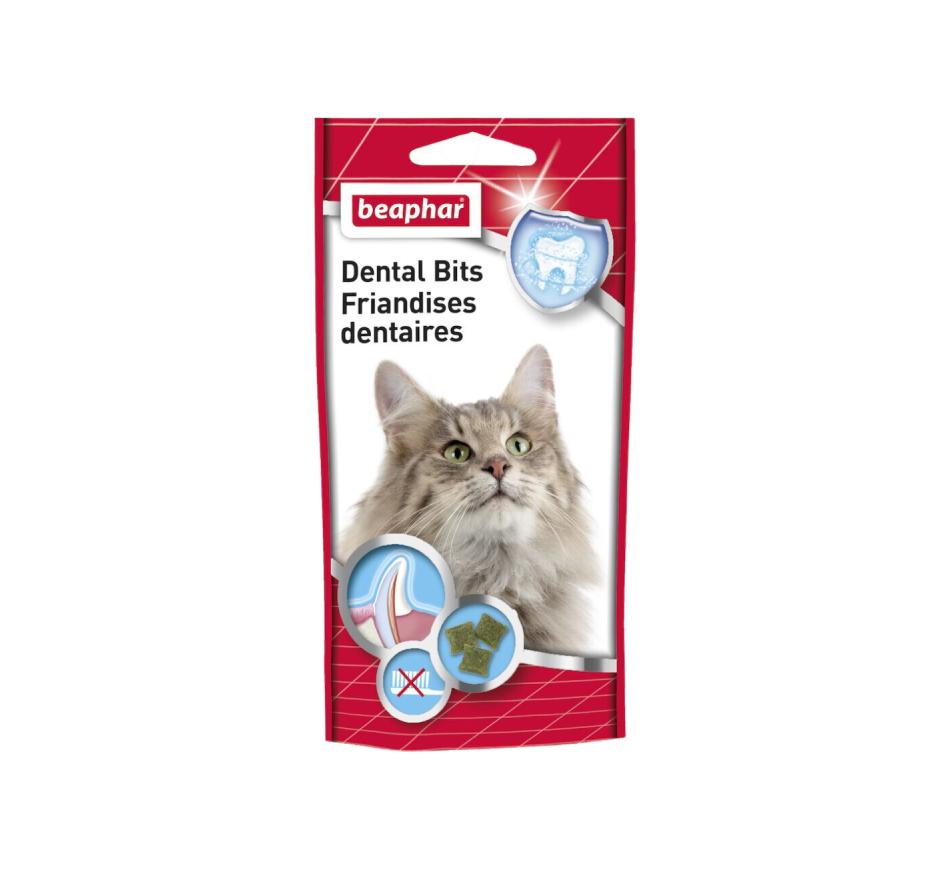Beaphar Dental Bites para Gatos - Snacks Dentários