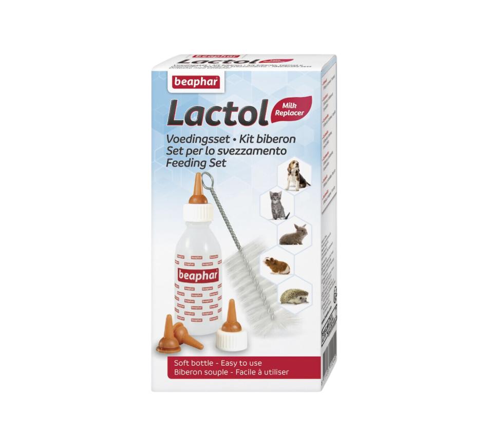 Beaphar Lactol Kit (Biberon + 6 Tetinas + Limpiador)