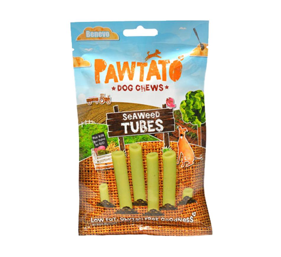 Benevo's Pawtato Seaweed Tubes - Snack Hipoalergénico