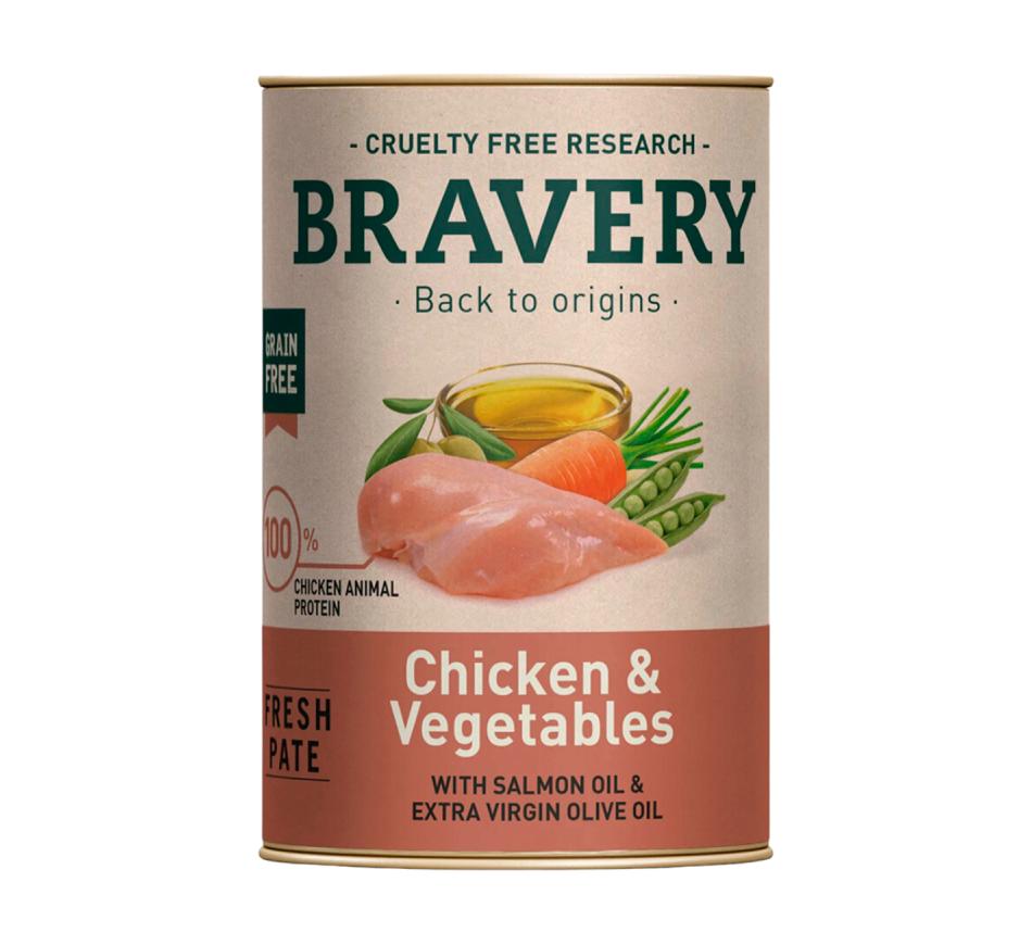 Bravery Dog Wet Chicken & Vegetables