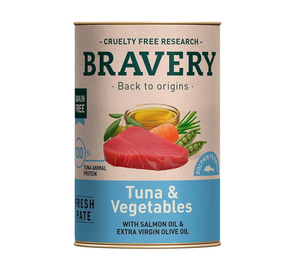 Bravery Dog Wet Tuna & Vegetables 
