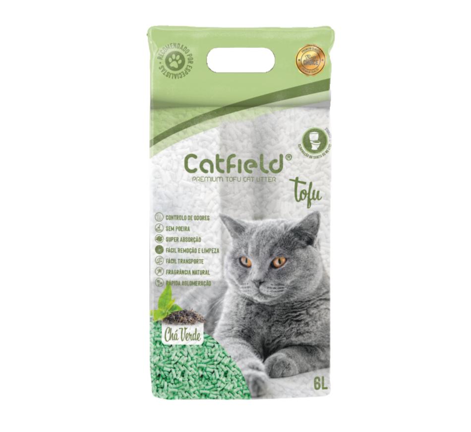 Catfield Premium Cat Litter Tofu Chá verde