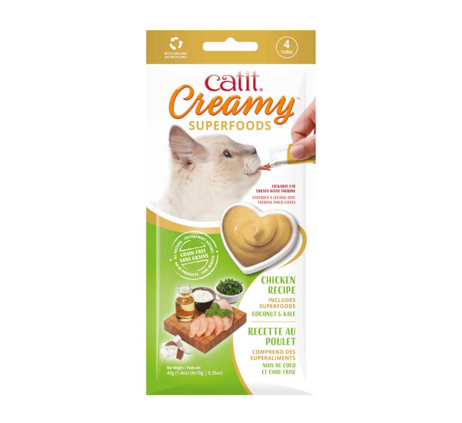 Catit Creamy Superfood Frango, Coco e Couve