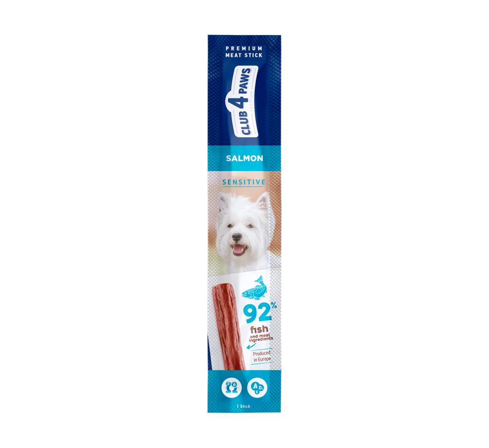 Club 4 Paws Meaty Stick Cão Sensitive Salmão