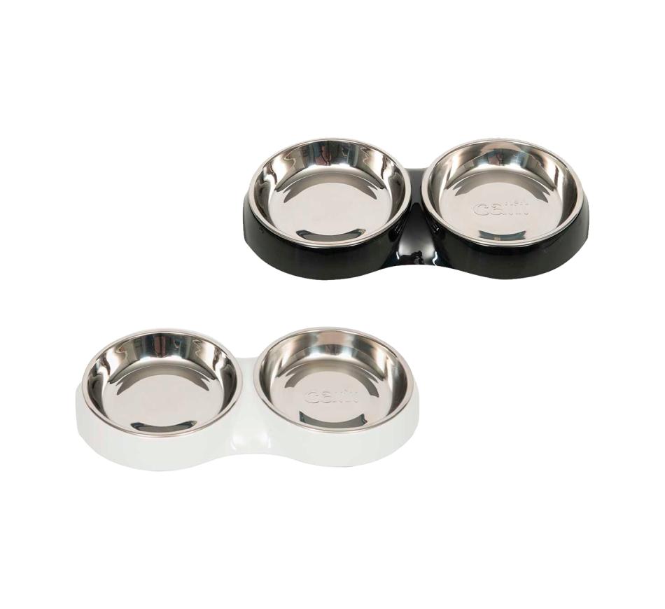 Catit Comedouro de Aço Inoxidável Double