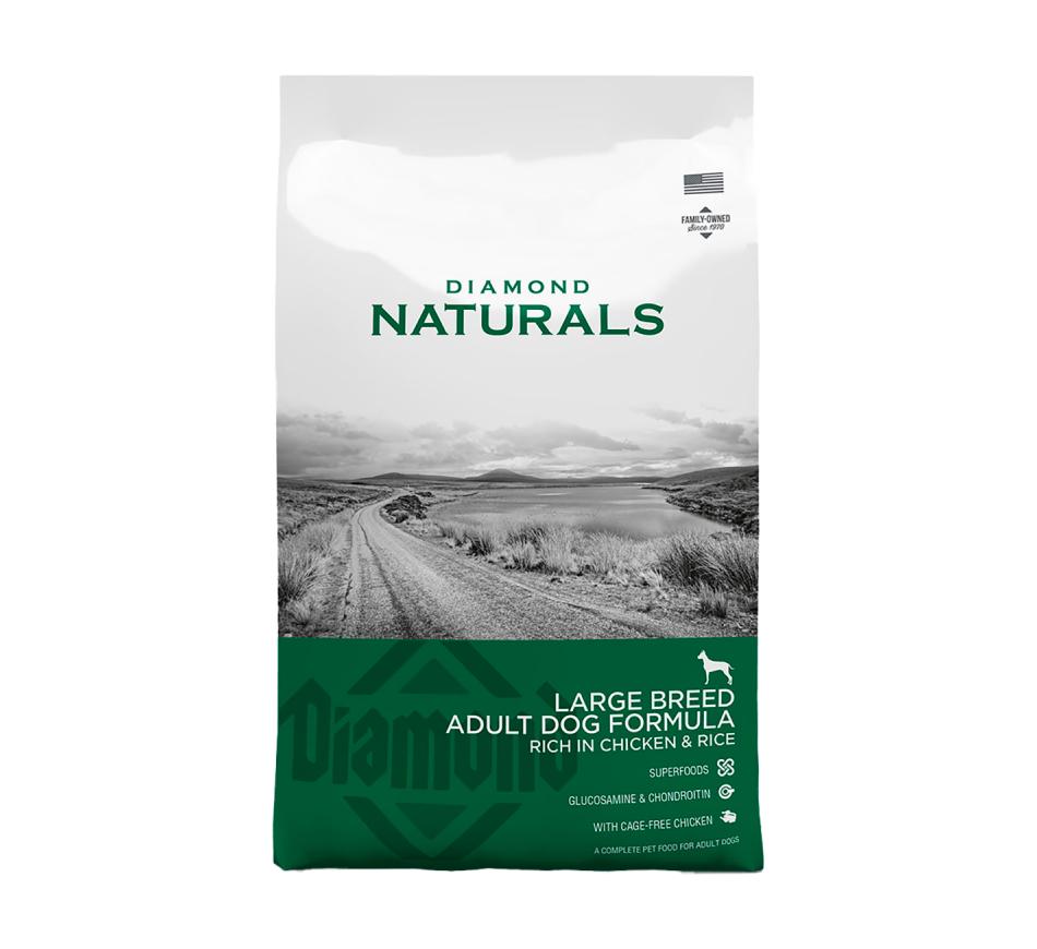 Diamond Naturals Adult Dog Raça Grande Frango & Arroz 