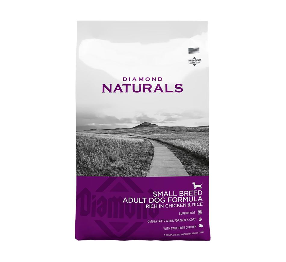 Diamond Naturals Adult Small Breed Raças Pequenas Frango e Arroz