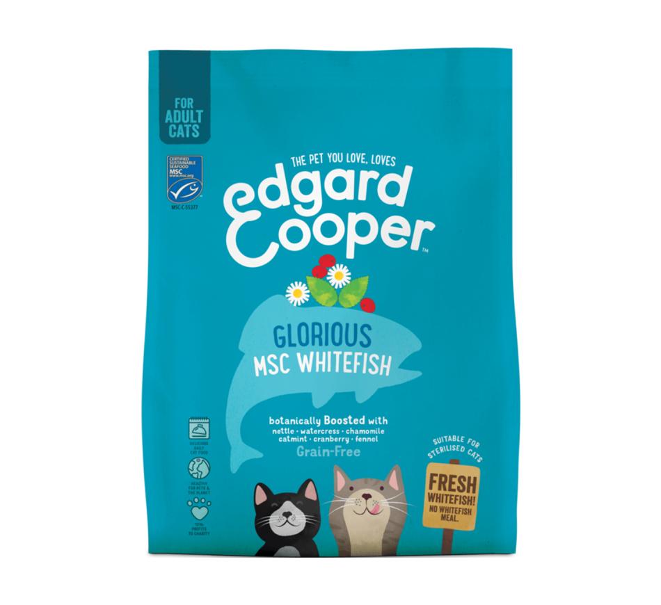 Edgard & Cooper Ração Seca Gato Adulto - Peixe Branco Fresco