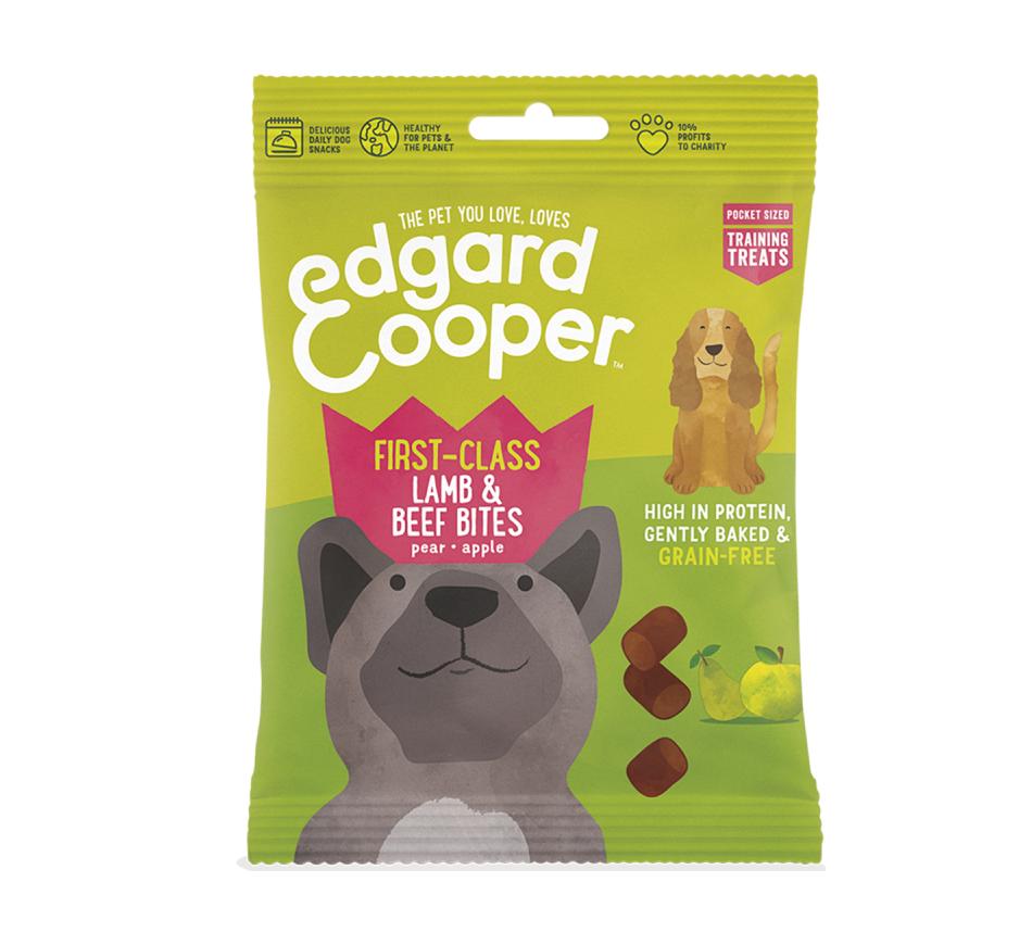 Edgard & Cooper Snack Grain Free Cão - Borrego, Vaca, Pera e Maçã
