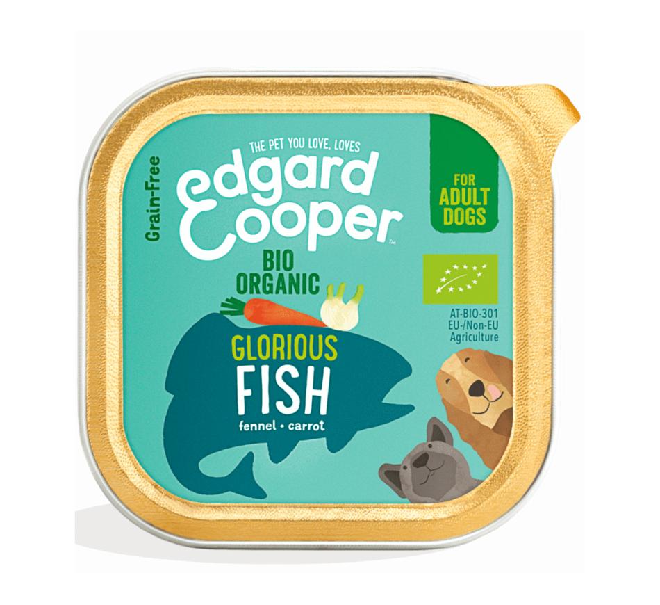 Edgard & Cooper Ração Húmida Terrina Cão Adulto - Peixe Bio