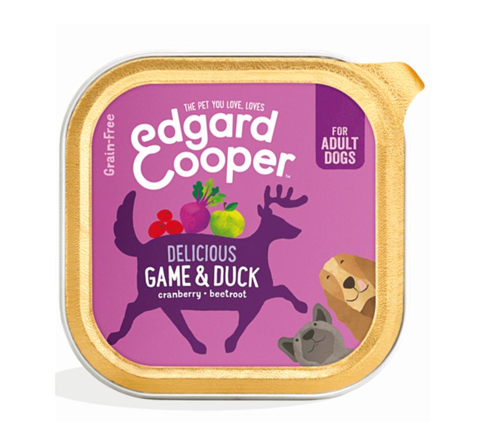 Edgard & Cooper Ração Húmida Terrina Cão Adulto - Veado e Pato