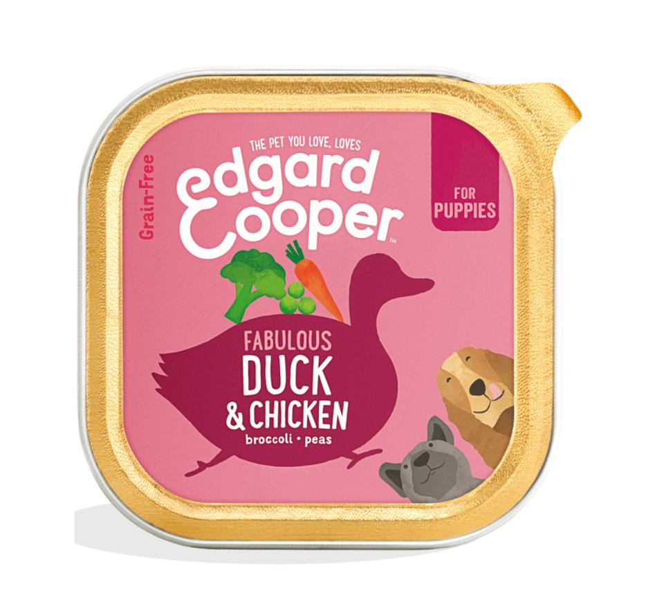 Edgard & Cooper Ração Húmida Terrina Puppy - Pato e Frango