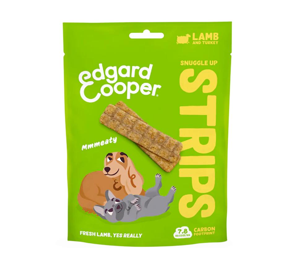 Edgard & Cooper Snack Cão Tiras Cordeiro, pêra e maça