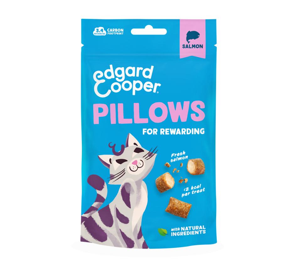 Edgard & Cooper Gato Treats Pilows Salmão 