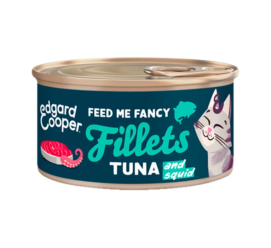 Edgard & Cooper Ração Húmida Gato em Filetes de Atum e Lulas