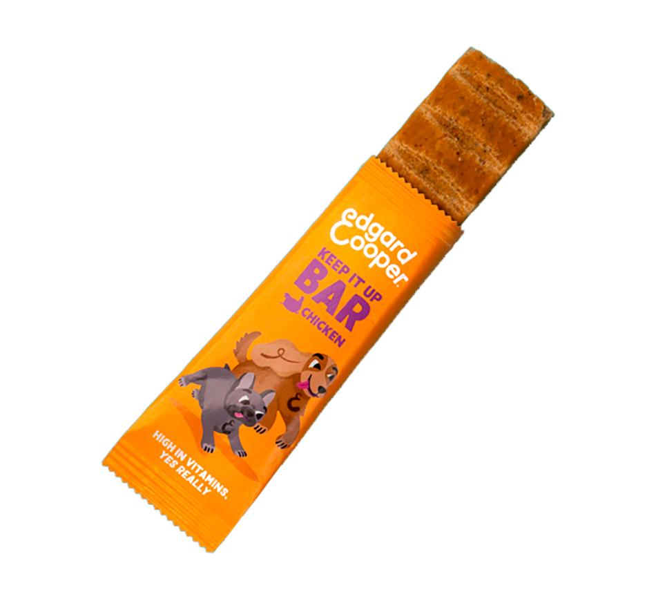 Edgard & Cooper Snack Cão Barritas Frango, cenoura e arandos vermelhos