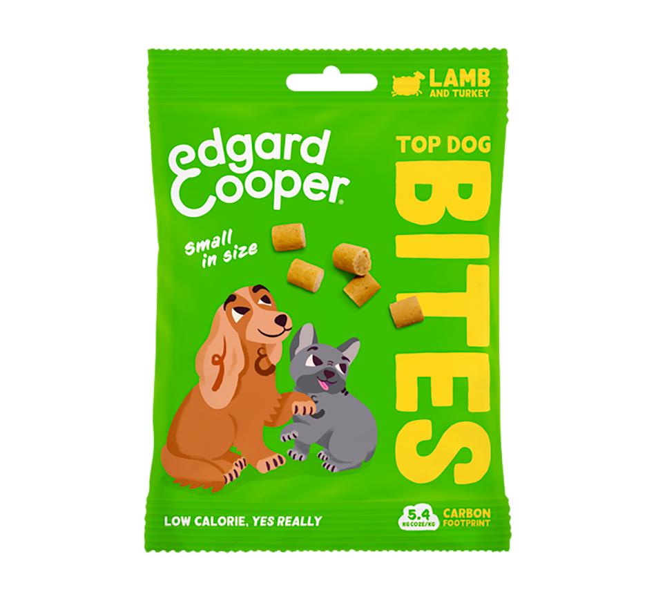 Edgard & Cooper Snack Cão Mini-Bite Cordeiro, pera e maça