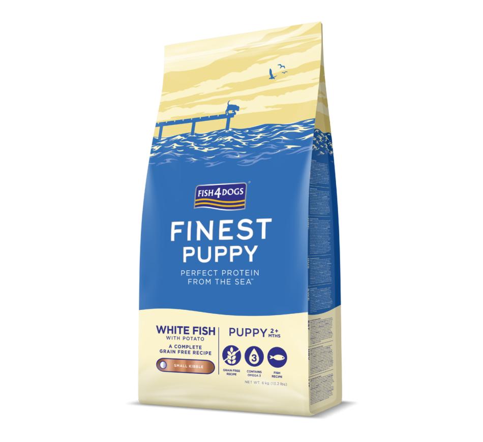 Fish4Dogs Finest Peixe Branco & Batata Cachorro - Raças Pequenas