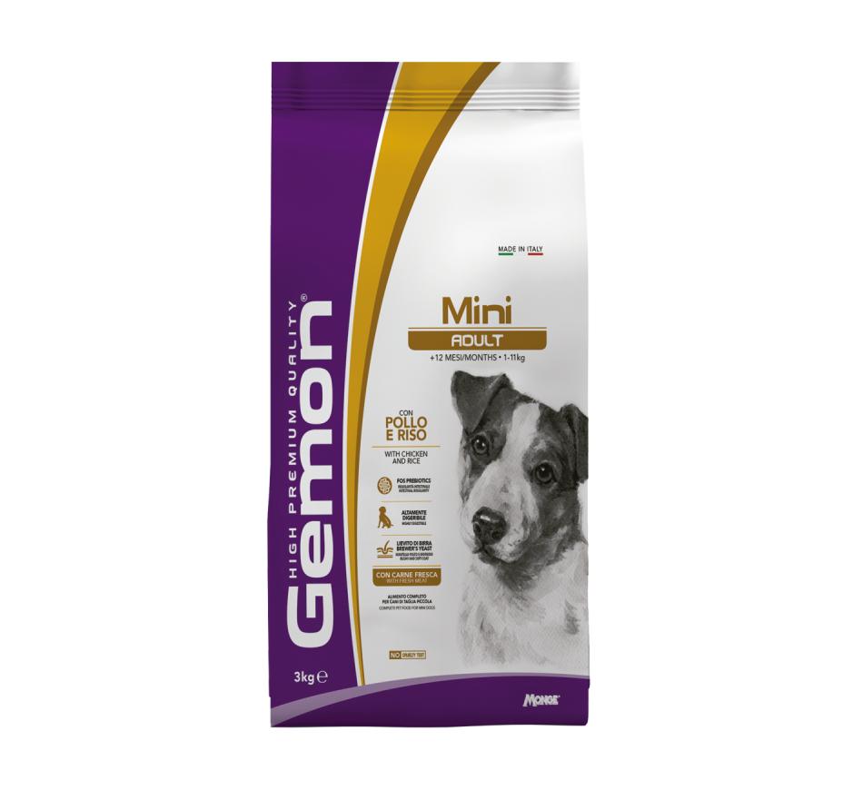 Gemon Cão Mini Adult Frango e Arroz