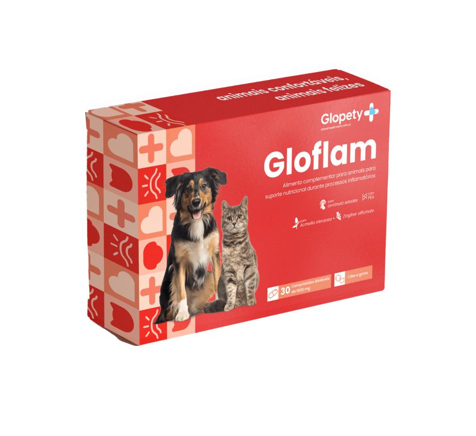 Gloflam processos inflamatórios em para Cães e Gatos
