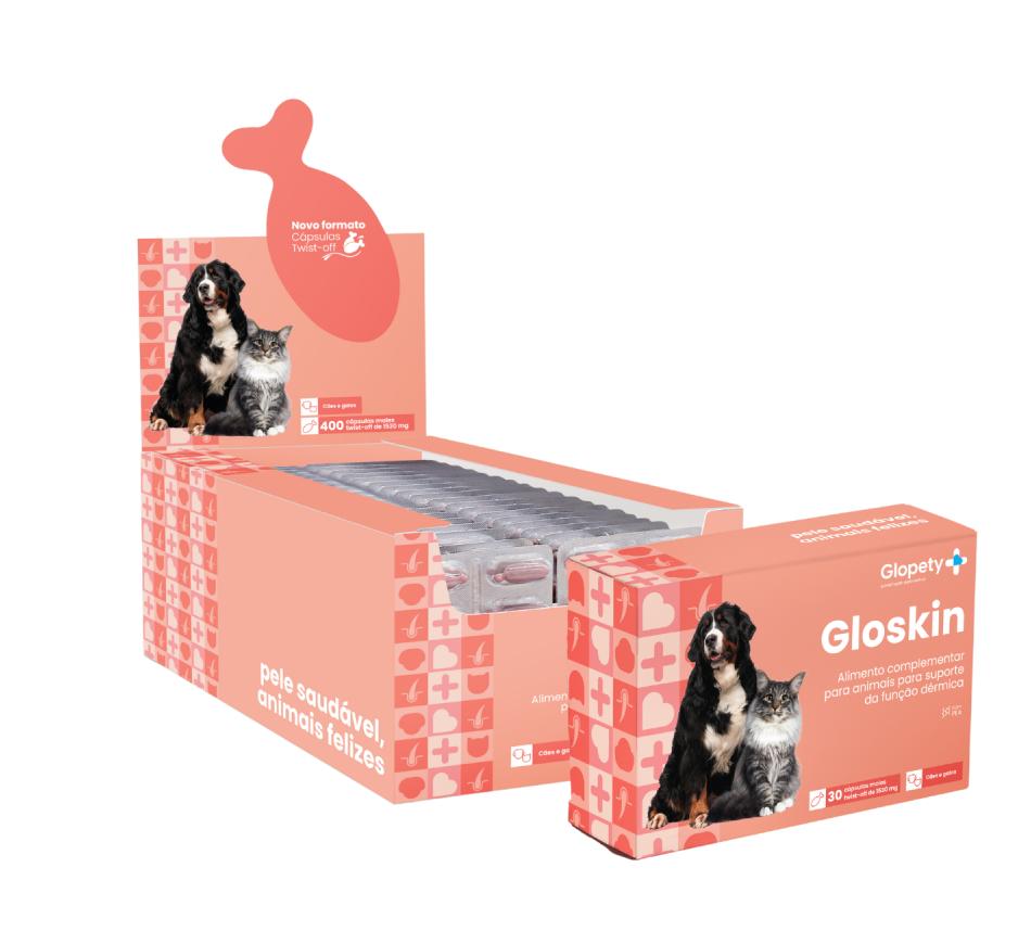 Gloskin Suporte Função Dérmica em Cães e Gatos