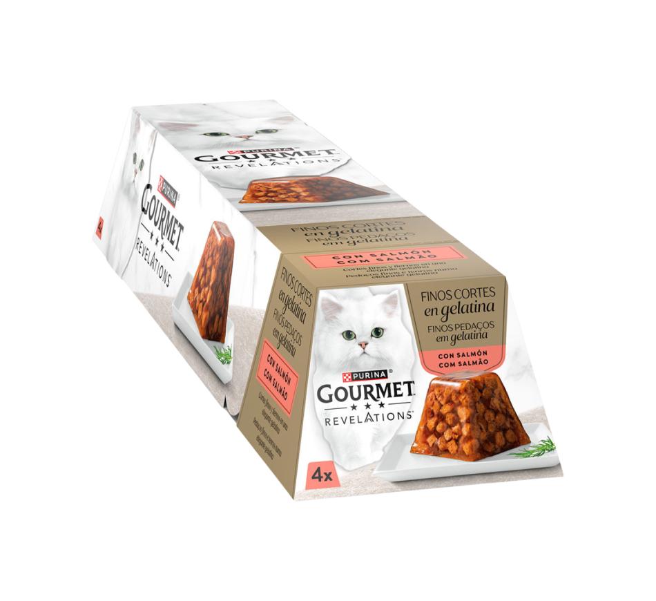 Gourmet Revelations Finos Pedaços em Gelatina Salmão