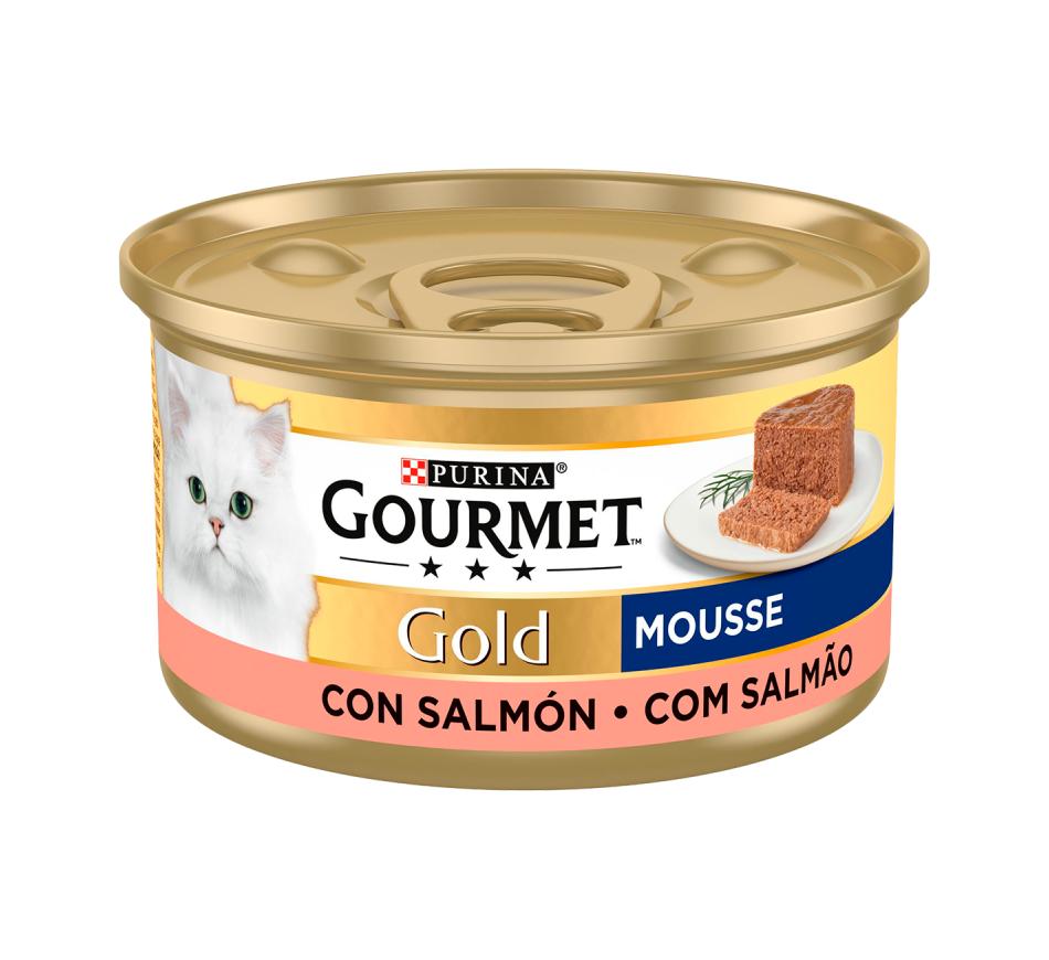 Gourmet Gold Mousse com Salmão
