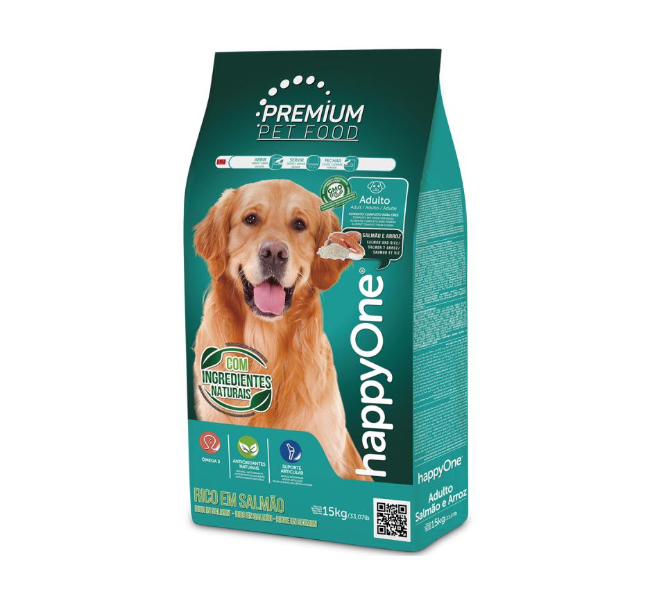 Happyone Premium Cão Adulto - Salmão & Arroz