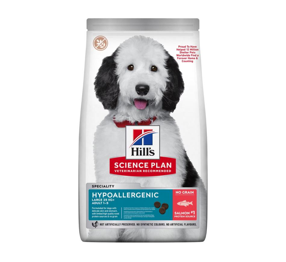 Hill's Science Plan Cão Adulto Hypoalergenic Large Salmão e Atum