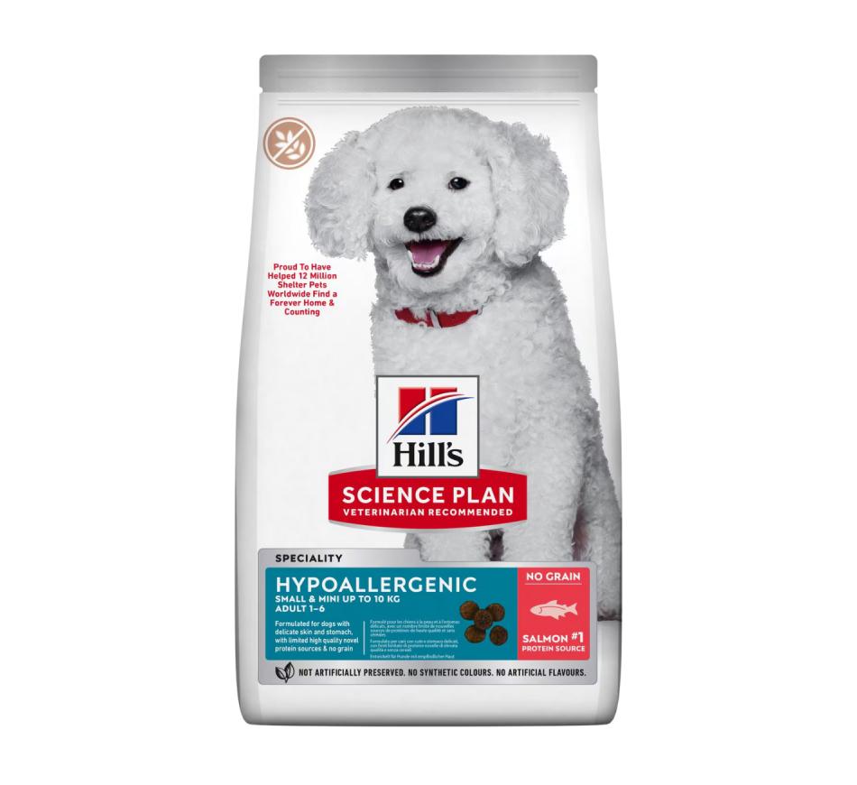 Hill's Science Plan Cão Adulto Hypoalergenic Small & Mini Salmão e Atum